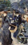 Pierre-Auguste Renoir the  umbrellas oil painting artist